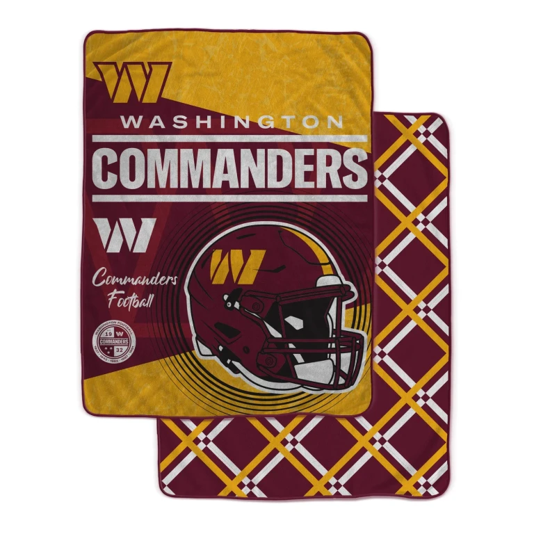 NFL Team Helmet Fleece Blanket 60x80