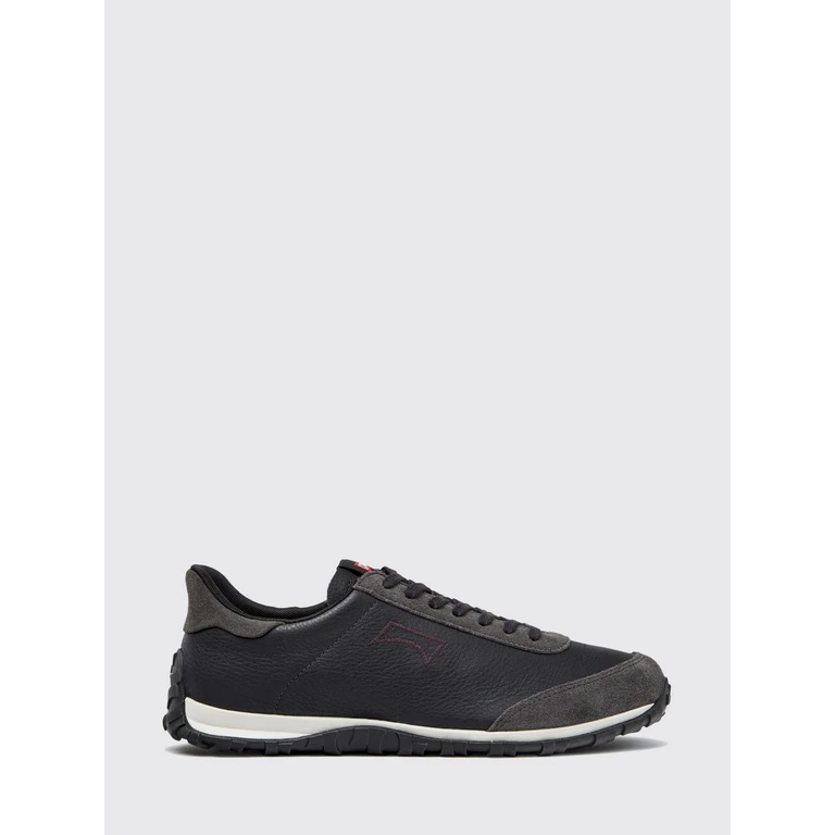 Bicolor Drift Walk Low-Top Sneakers in Grained Leather with Vibram Sole (K101097-009DRIFTWALK0)