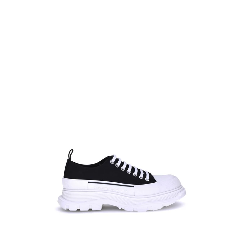 Alexander McQueen Black Canvas Chunky Sneakers - Men