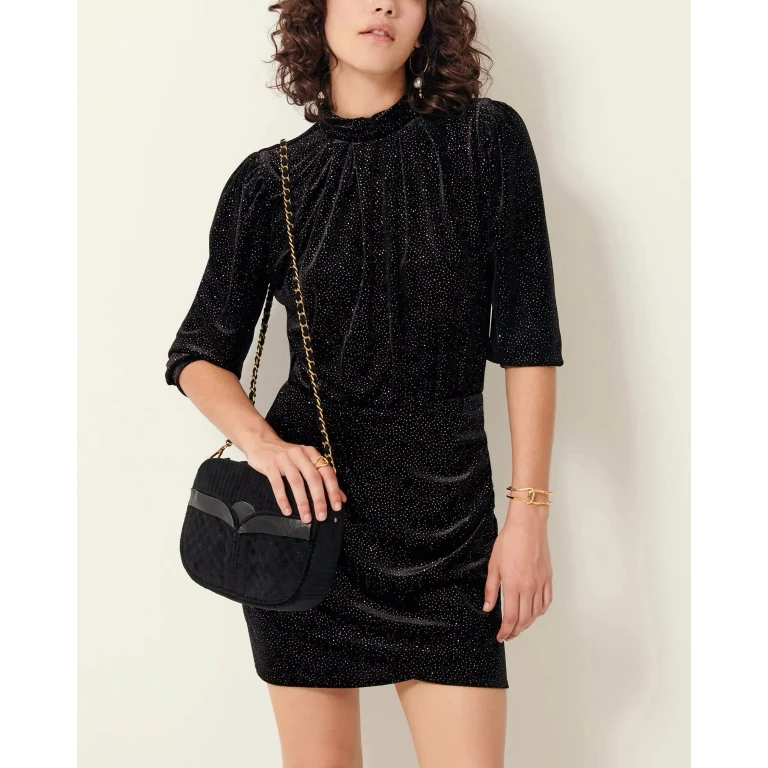 Dress Nighty Shiny-Black