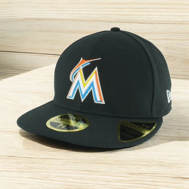 Men's MLB Low Profile Authentic 5950 - Miami Marlins Home 2018
