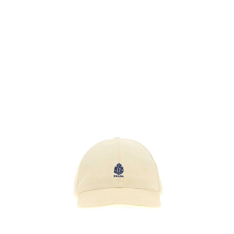 Cream Cotton Baseball Cap Sabbia Cappelli - Men