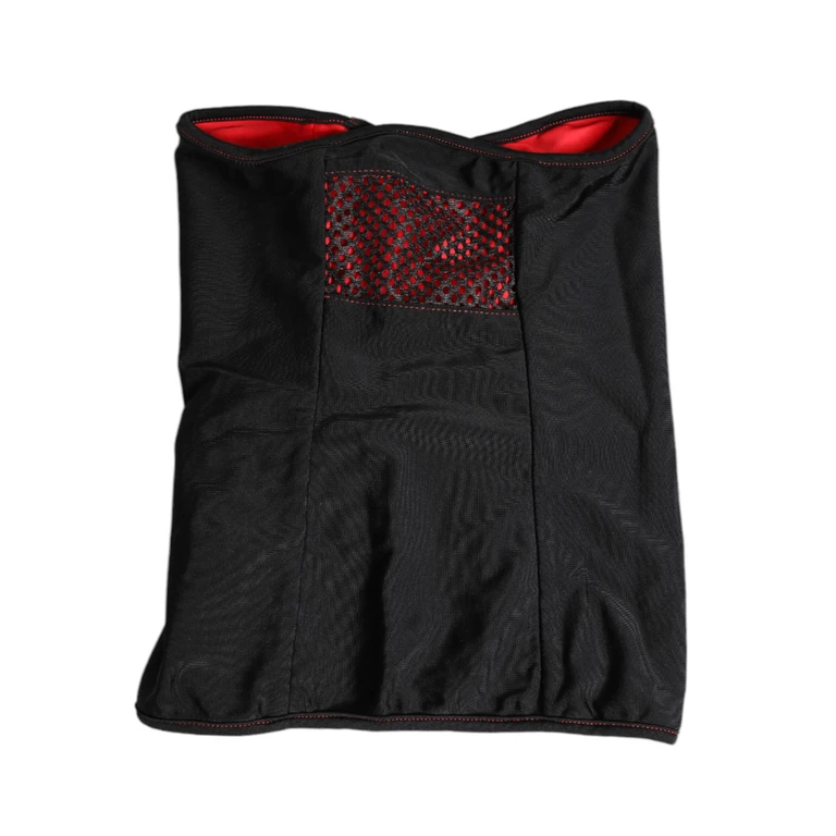 Dolce & Gabbana Black Nylon Knitted Neck Warmer Balaclava Scarf Polyester Elastane - Men