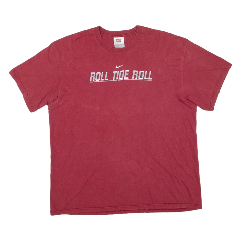 NIKE Roll Tide Roll Mens T-Shirt Red XL