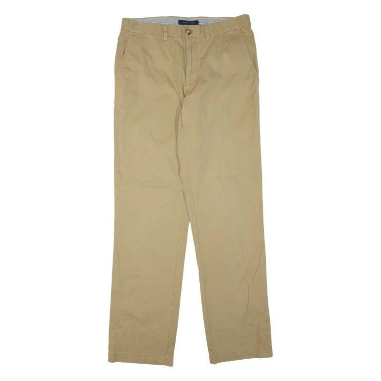 TOMMY HILFIGER Mens Trousers Beige Regular Straight W32 L34