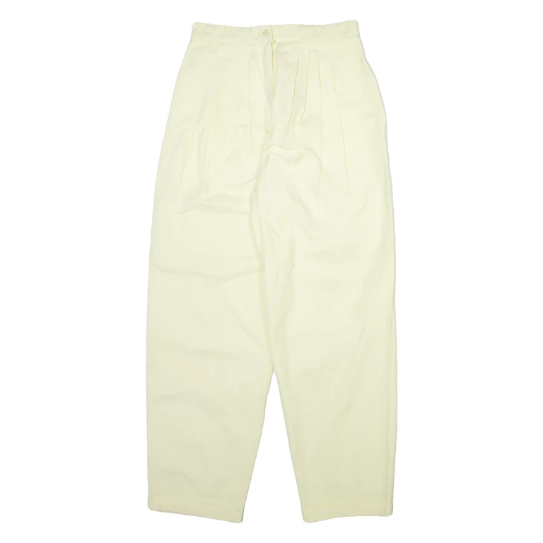 Womens Trousers Yellow Relaxed Tapered W26 L30