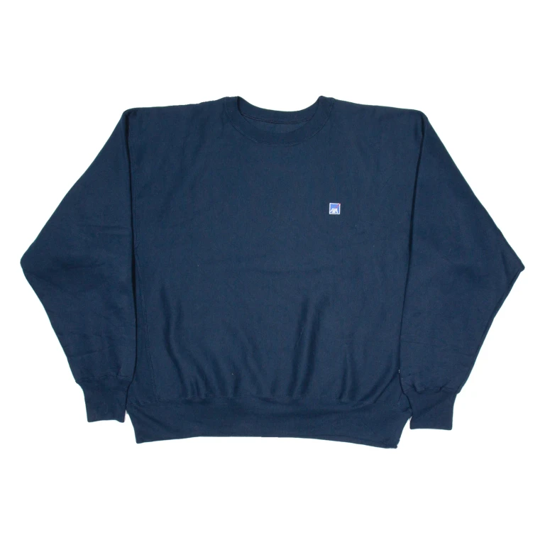 CHAMPION Mens Sweatshirt Blue 90s 2XL