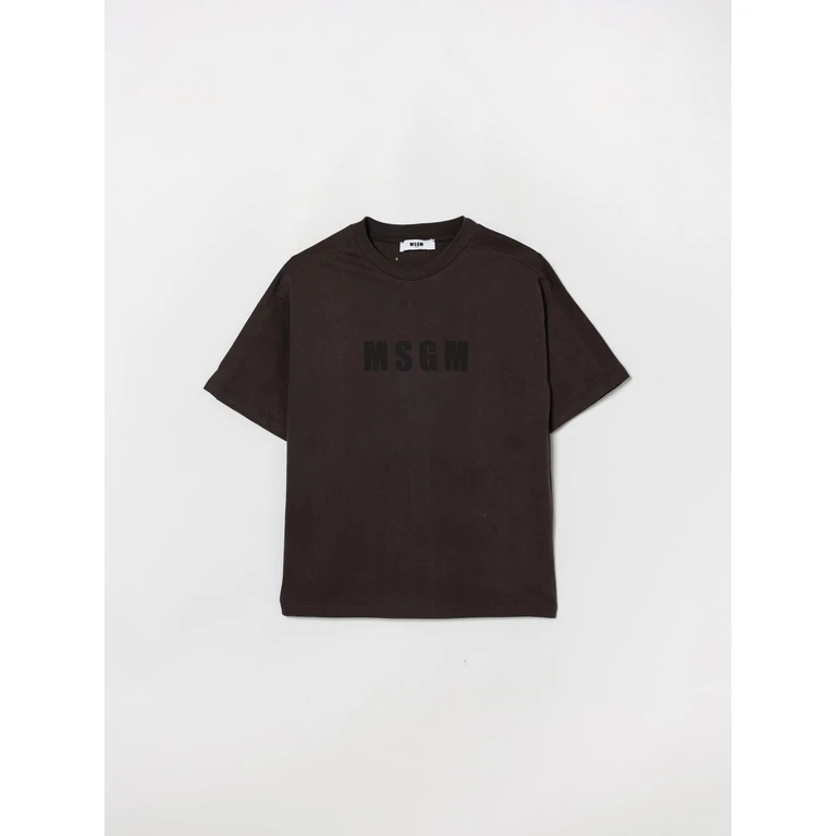 MSGM KIDS T-Shirt Kids color Grey (S6MSJUTH151103)