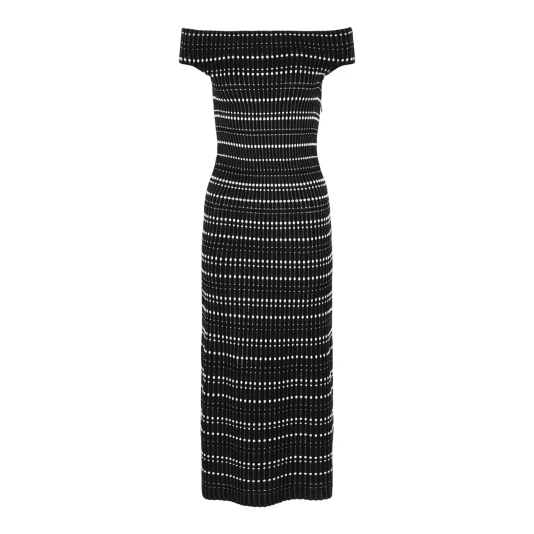 Off-the-Shoulder Midi Dress