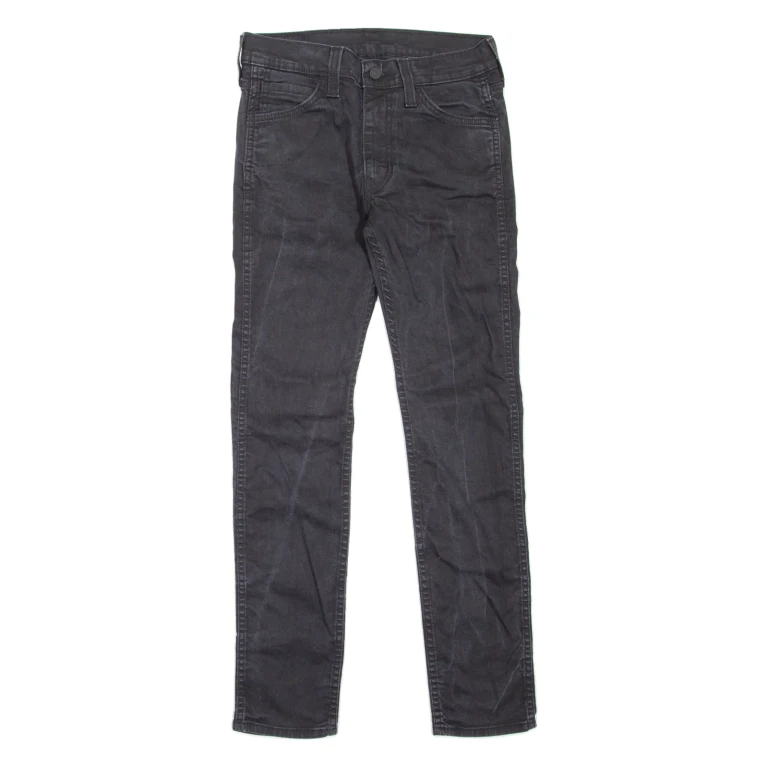 LEVI'S Mens Jeans Black Slim Skinny W30 L29
