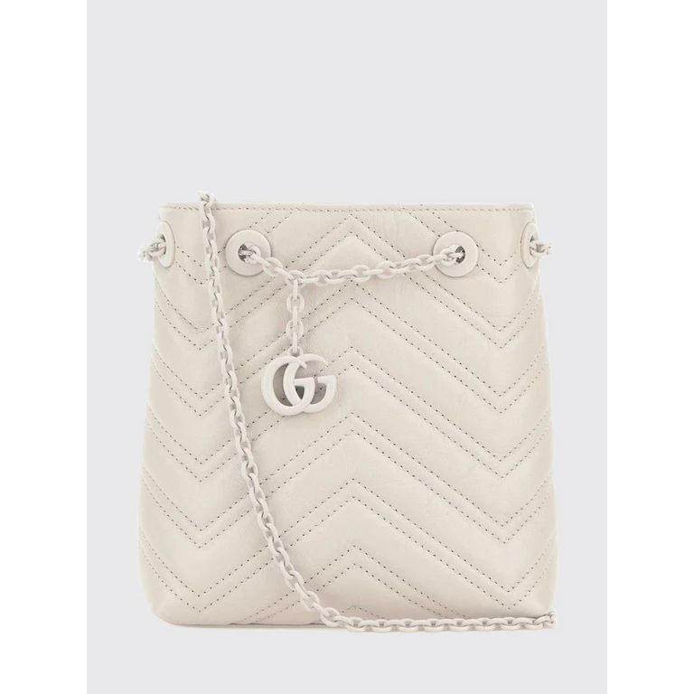 GG Marmont Mini Chevron Matelassé Nappa Leather Bucket Bag (856404AAFS19540)