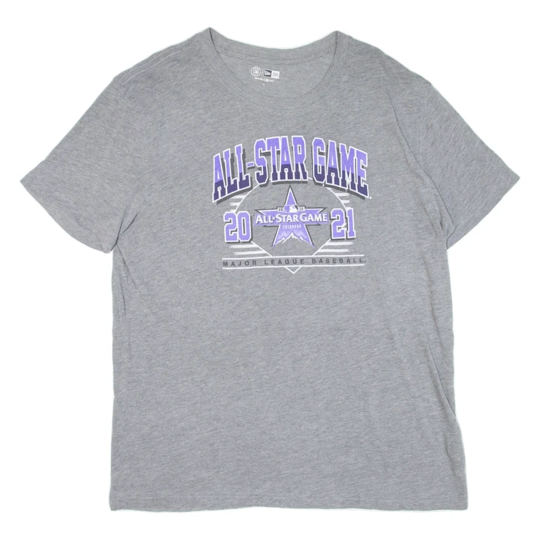 NEW ERA All Star Games Mens T-Shirt Grey USA L