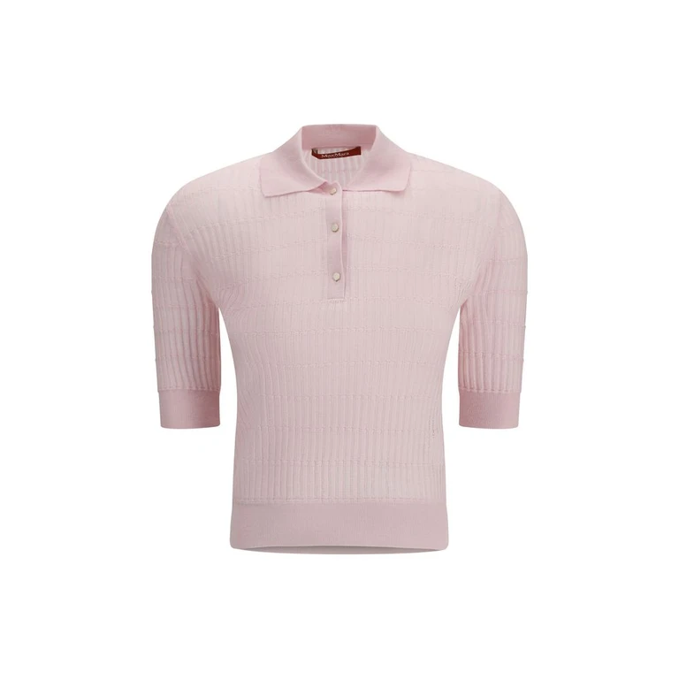 Max Mara Multicolor Silk Shortsleeve Shirt - Women