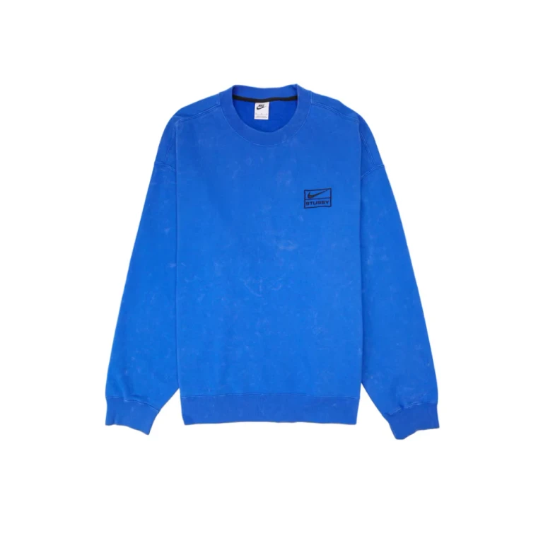 Men's X Stussy Acid Wash Crew Fleece
