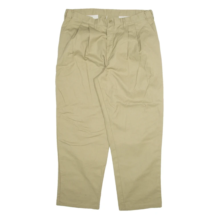 DICKIES Mens Trousers Beige Relaxed Tapered W38 L30