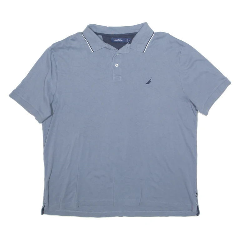 NAUTICA Mens Polo Shirt Blue XL