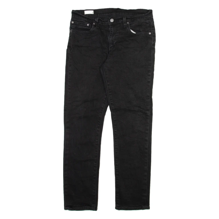 LEVI'S 511 BIG E Jeans Mens Black Slim Straight W32 L30