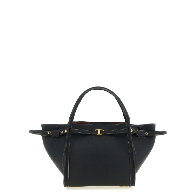 Tod's Black Calfskin Tote Bag - Women