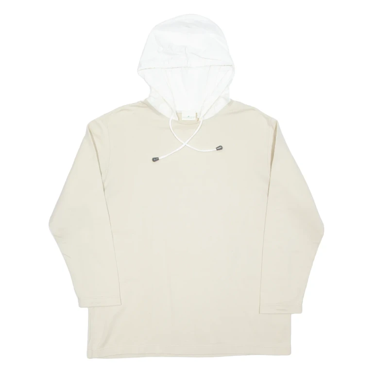 Womens Beige Hoodie L