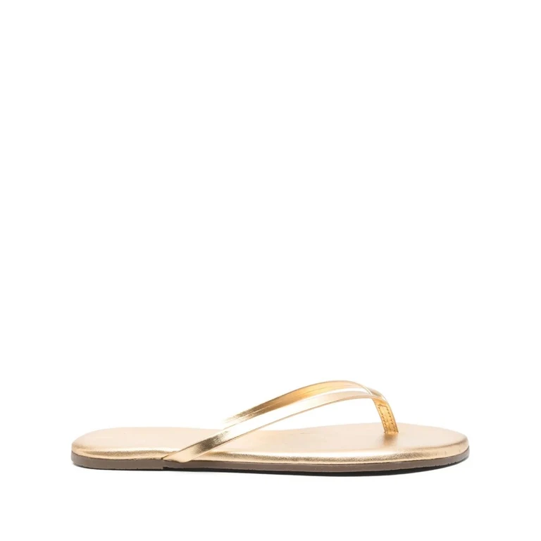 TKEES Metal Flip Flops