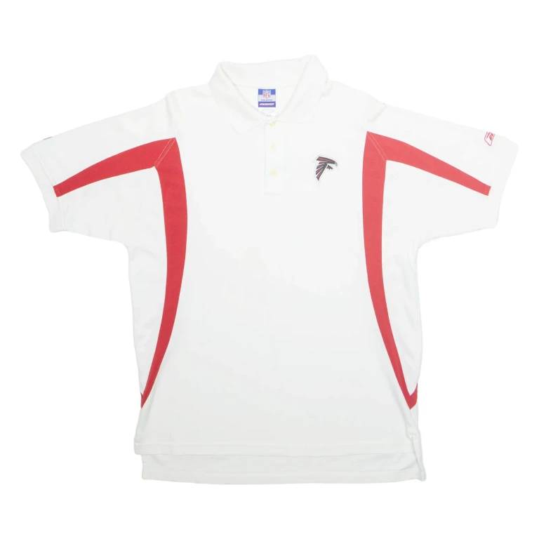 NFL Mens Polo Shirt White M