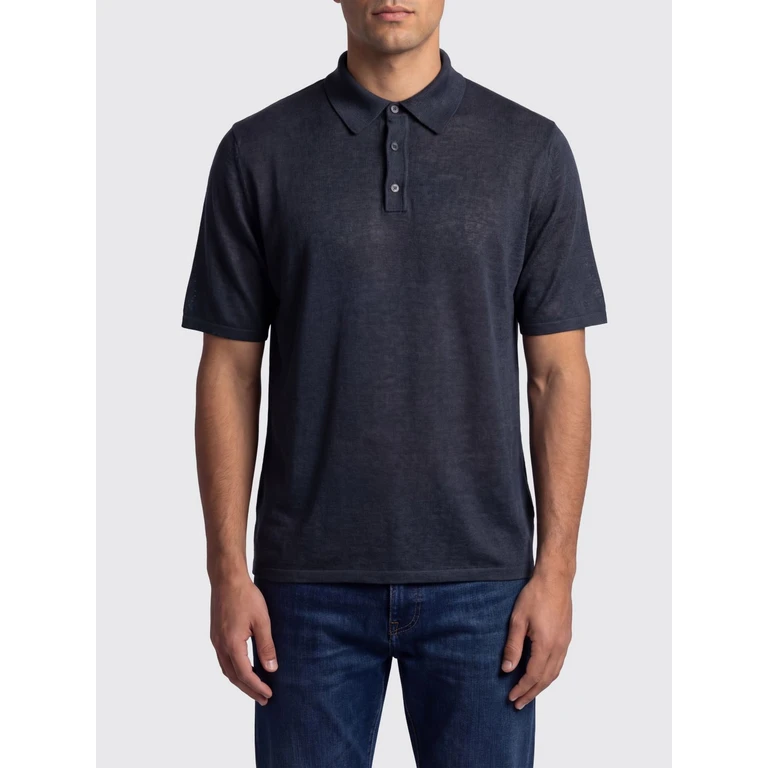 Polo Shirt Men color Blue (261MYA20024NAVY)