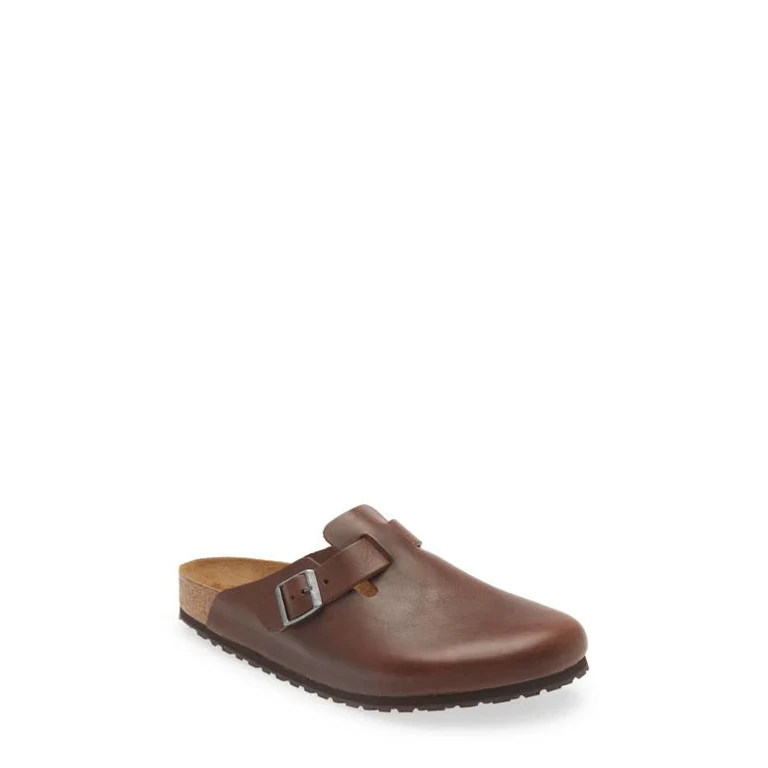 Unisex Boston Grip Leather Vintage Wood Roast