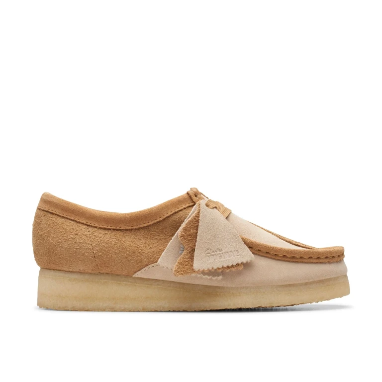 Women's Wallabee Mid Tan Combi Booties