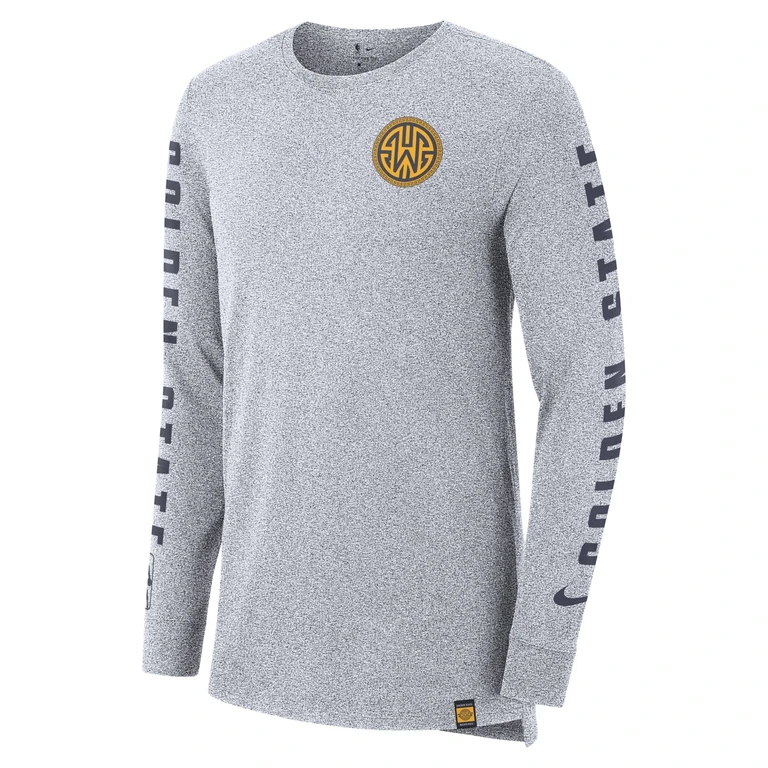 Men's NBA Golden State Warriors Dri-Fit Long Sleeve T-Shirt