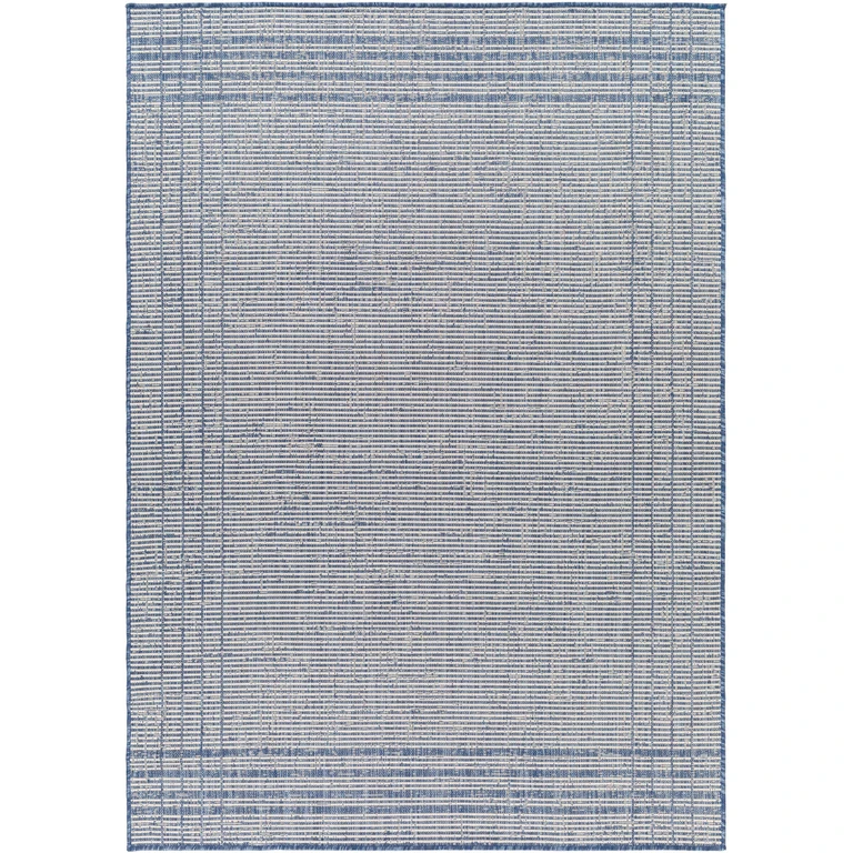 Eneco Blue Outdoor Area Rug - Clearance