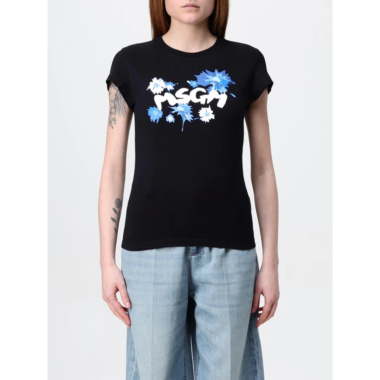 MSGM T-Shirt Woman color Black (3842MDM11225700299)