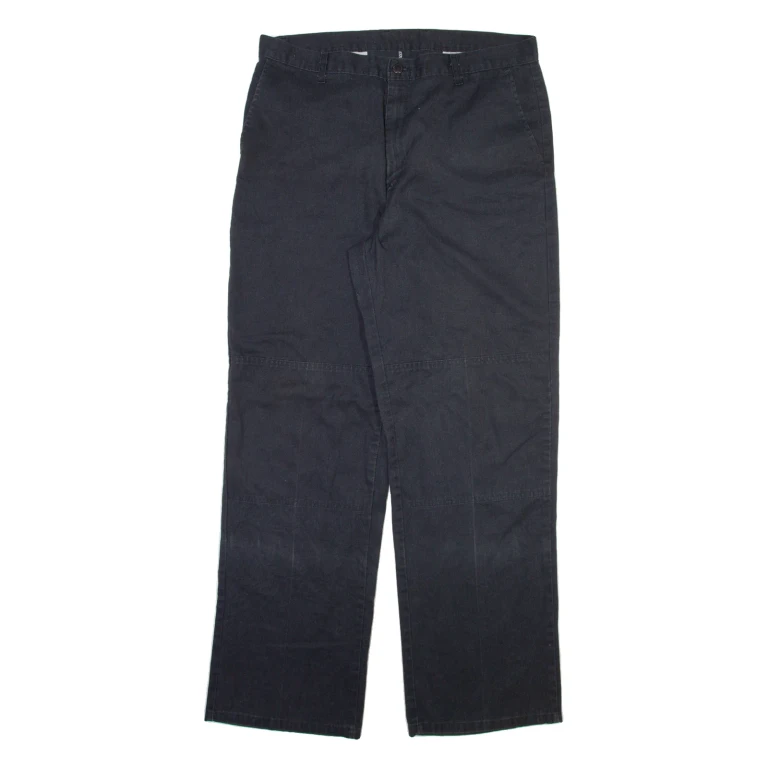 DICKIES Mens Trousers Grey Regular Straight W36 L31