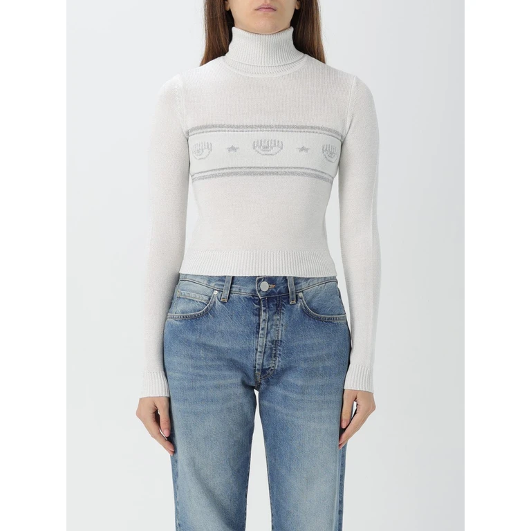 Sweater Woman color White (77CBFH19CMA10003)