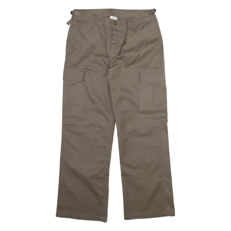 MFH INT COMP Military Cargo Style Womens Trousers Beige Regular Straight W30 L28