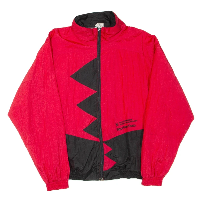 Mens Track Jacket Red L