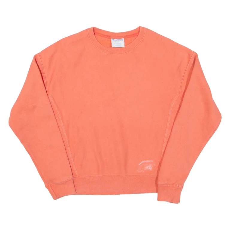 CHAMPION Womens Sweatshirt Pink S