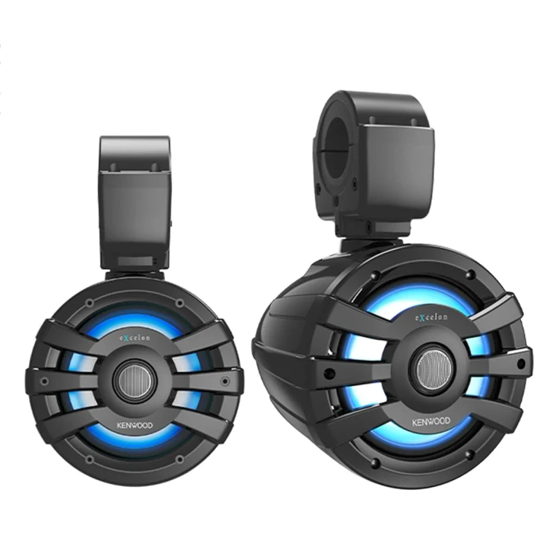 XM77T 7.7" Tower Marine Speakers with LED Lighting (Pair)