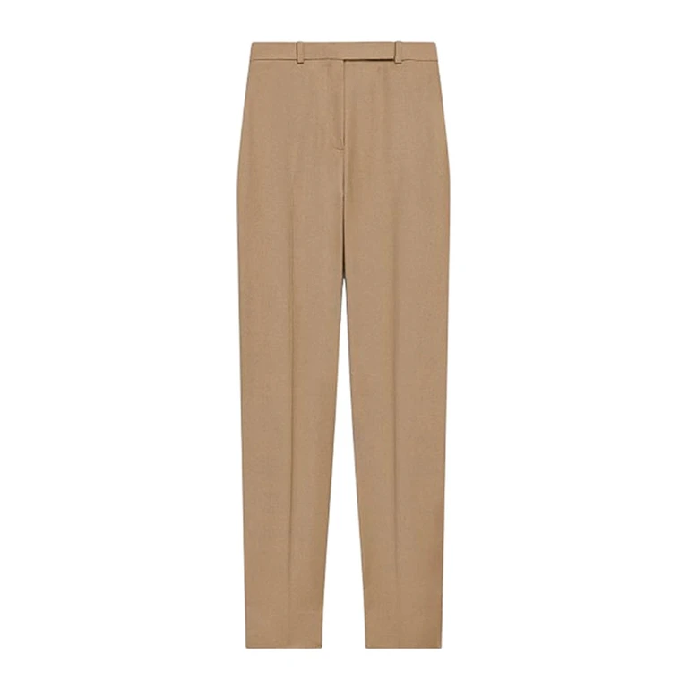 Theory Wool High Waisted Tapered Pants
