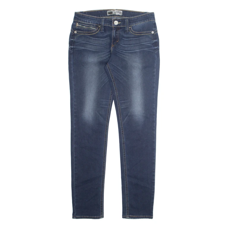 LEVI'S Womens Jeans Blue Regular Tapered Stone Wash W29 L32