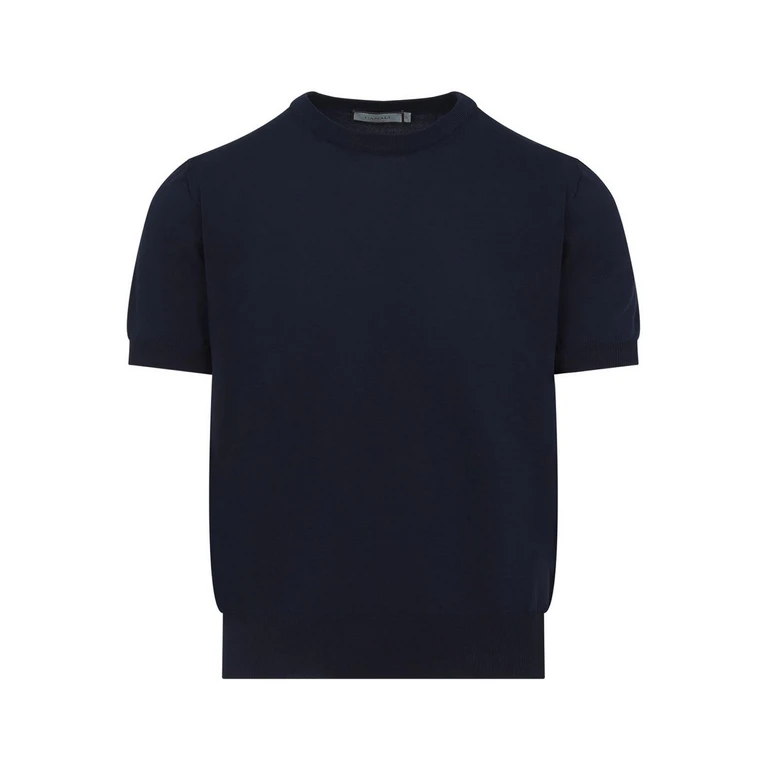 Canali T-Shirt - Bleu Foncé (C0719MK02459300)