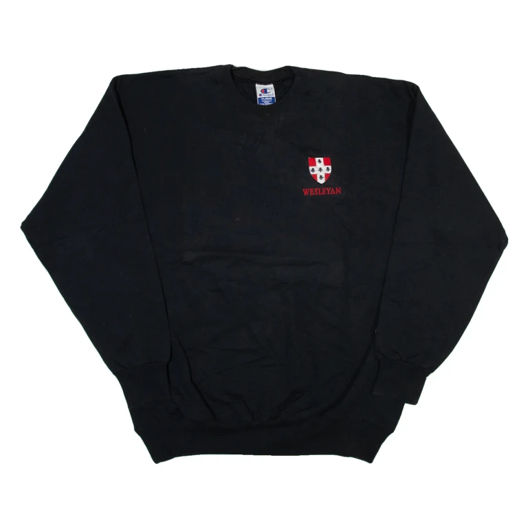 CHAMPION Wesleyan Mens Sweatshirt Black XL
