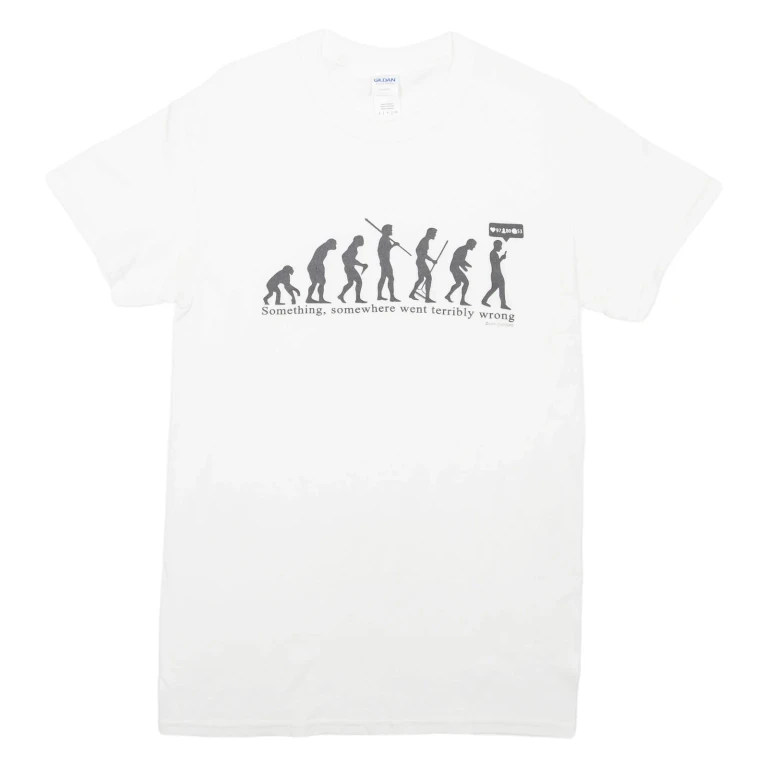 GILDAN Mens T-Shirt White S