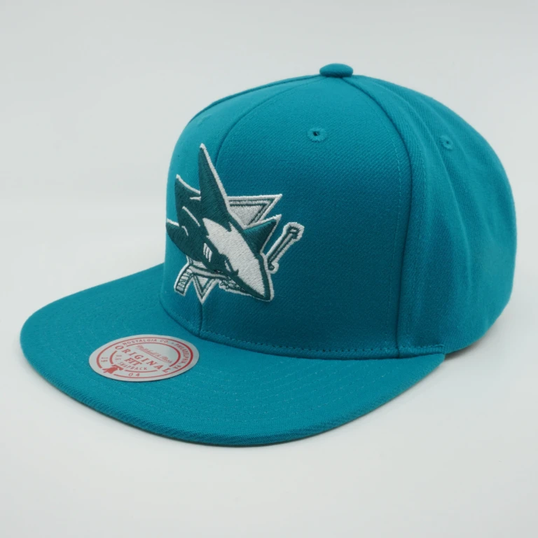 Men's NHL Back To Basics Snapback Sharks Snapback Caps