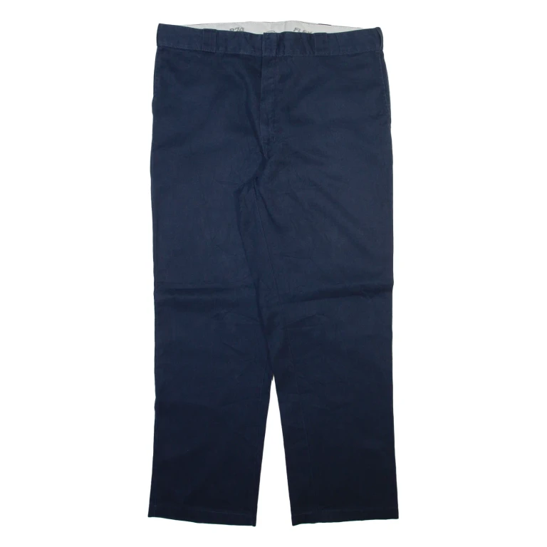 DICKIES 874 Workwear Mens Trousers Blue Regular Straight W40 L32