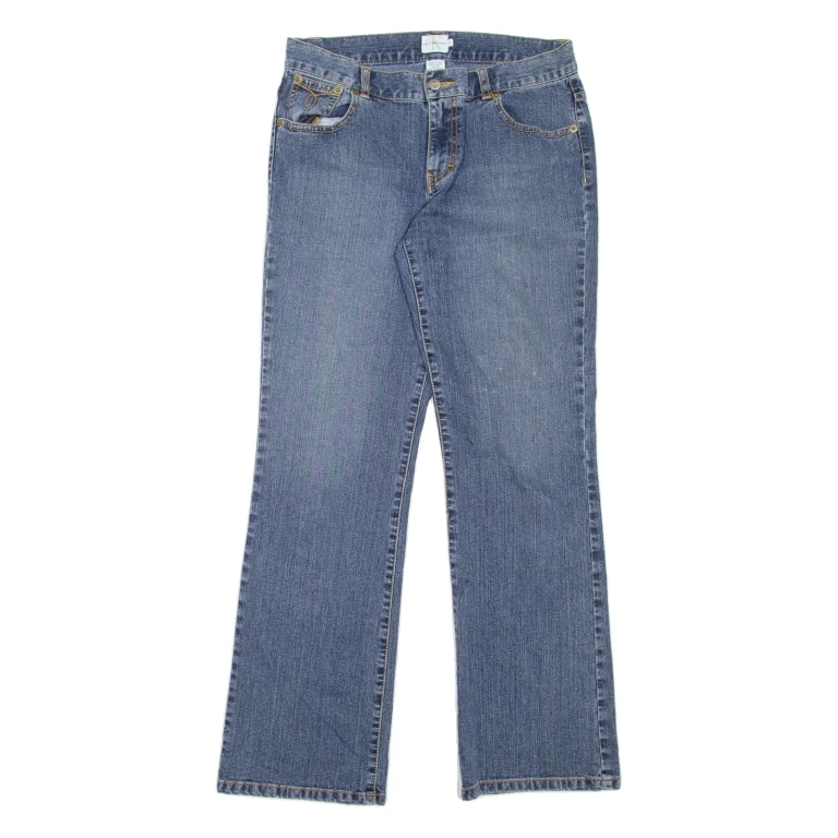 CALVIN KLEIN JEANS Womens Jeans Blue Regular Bootcut W29 L30