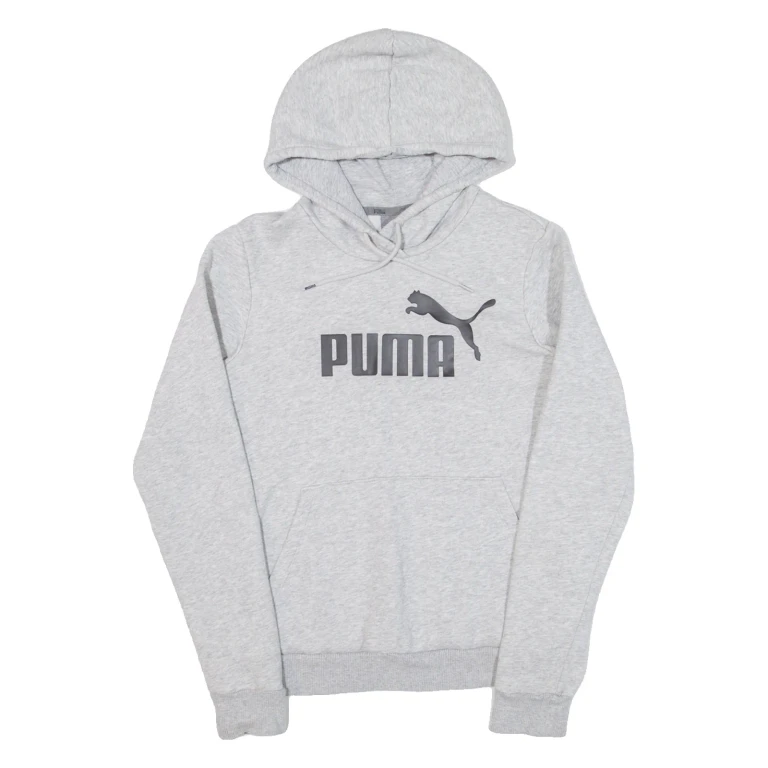 PUMA Womens Grey Hoodie UK 10