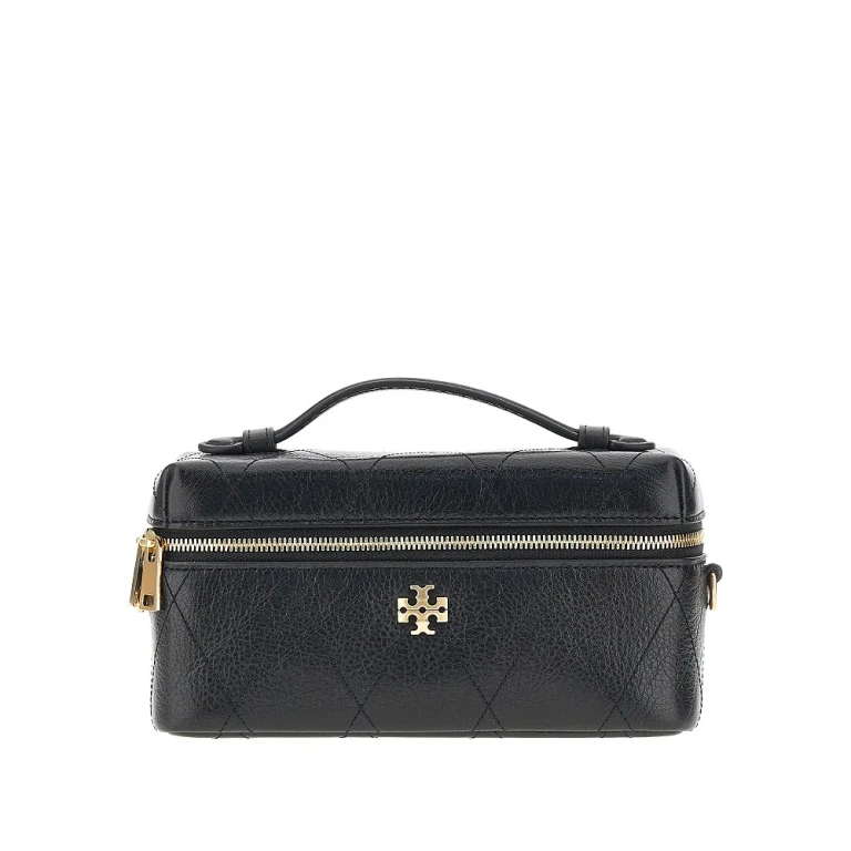 Quilted leather 'Charlie' beauty case bag Woman One Size