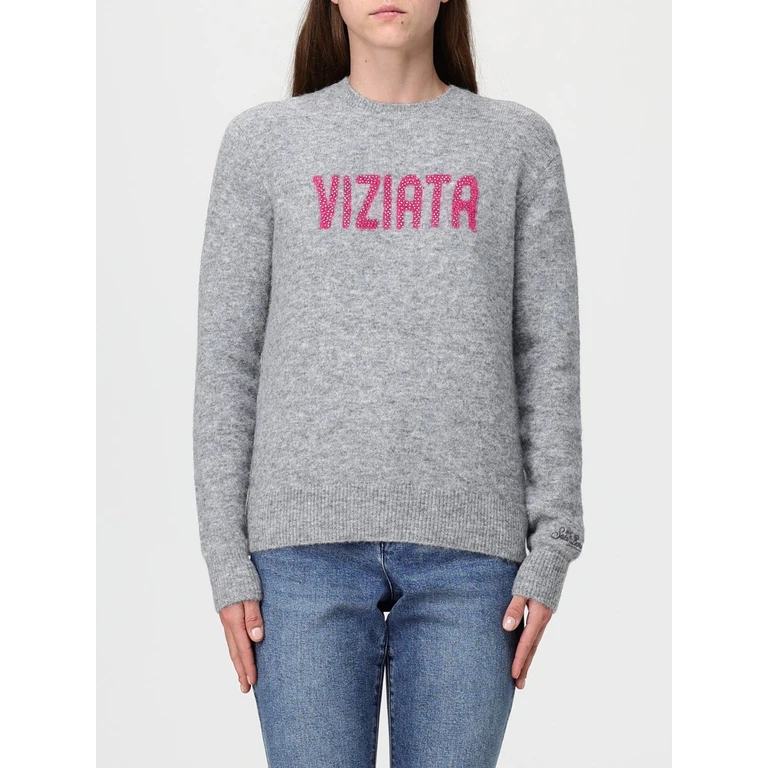 Sweater Woman color Grey (QUE0033VIZIATA15MSTRASS04031I)
