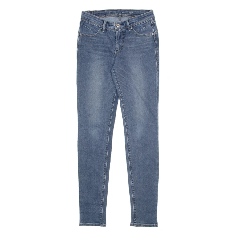LEVI'S Womens Jeans Blue Slim Skinny Stone Wash W26 L32