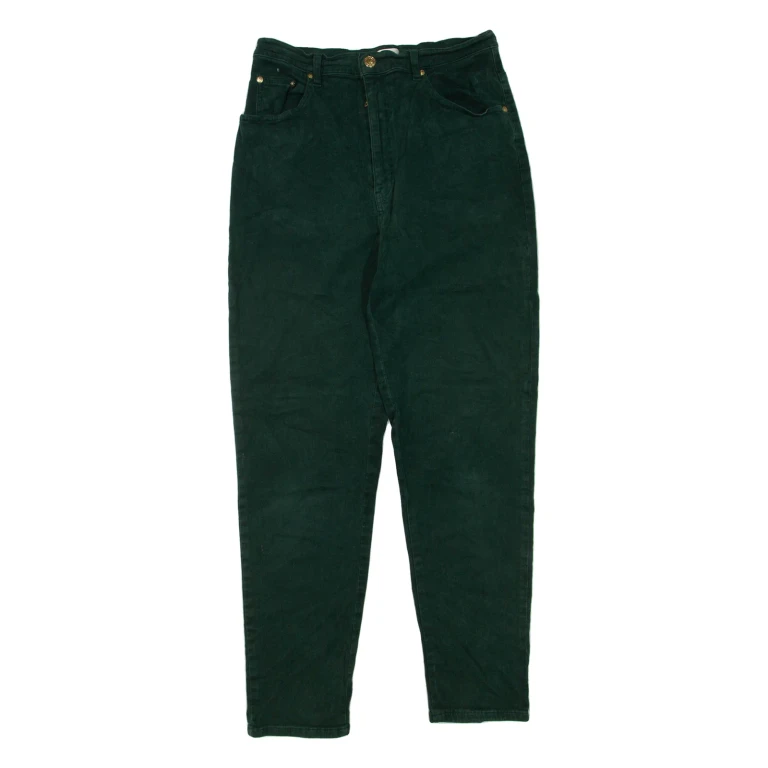 VIYELLA Womens Trousers Green Regular Skinny W28 L27